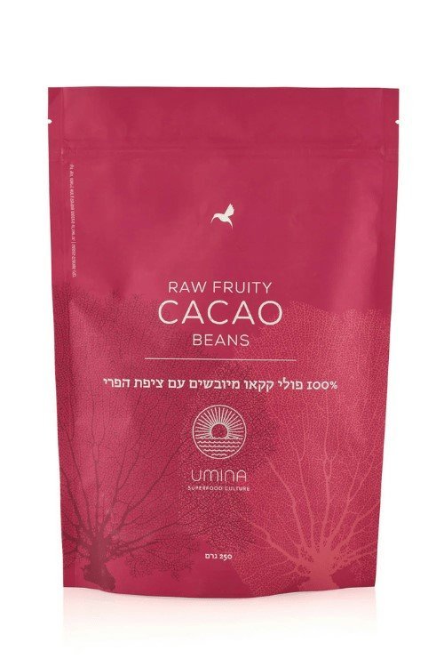 100% Dried Cacao Beans with Fruit Pulp — umina 250 g