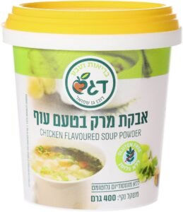 אבקת מרק בטעם עוף ללא גלוטן - דגש 400 גרם