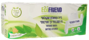 אקופרנד - נייר טואלט אקולוגי 100% ממוחזר