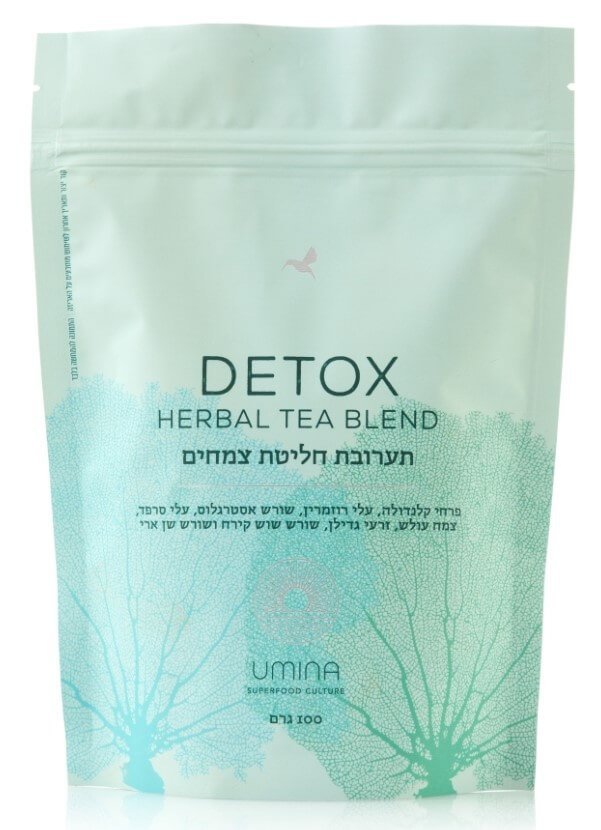 חליטת צמחים לניקוי כבד 100 ג' - DETOX TEA | אומינה